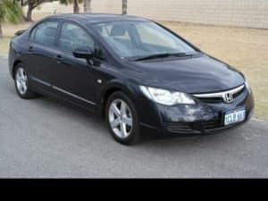 2007 Honda Civic  Black 5 Speed Automatic Sedan Millers Point Inner Sydney Preview