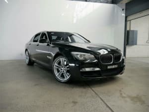 2009 BMW 740i F01 Black 6 Speed Auto Steptronic Sedan Camperdown Inner Sydney Preview